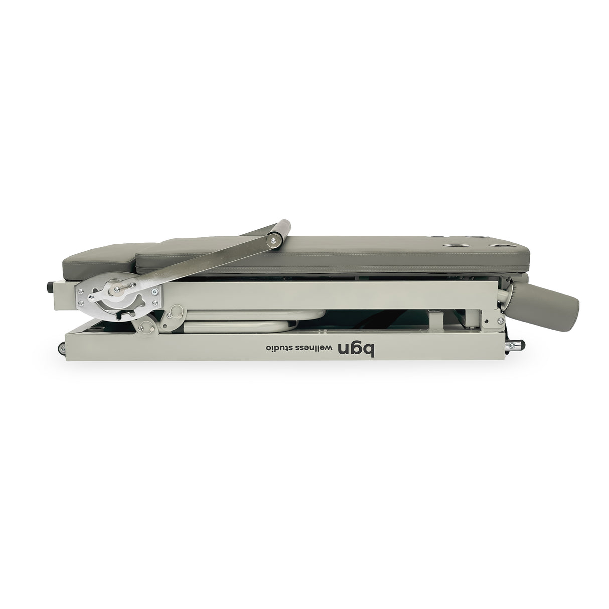 Foldable Reformer Pilates Machine - Midnight Black / Cloud Grey